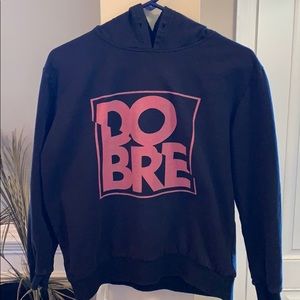 DOBRE black hoodie.